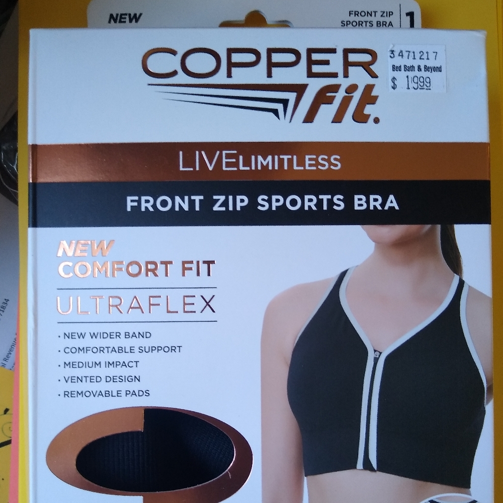 Front Zip Sports Bra